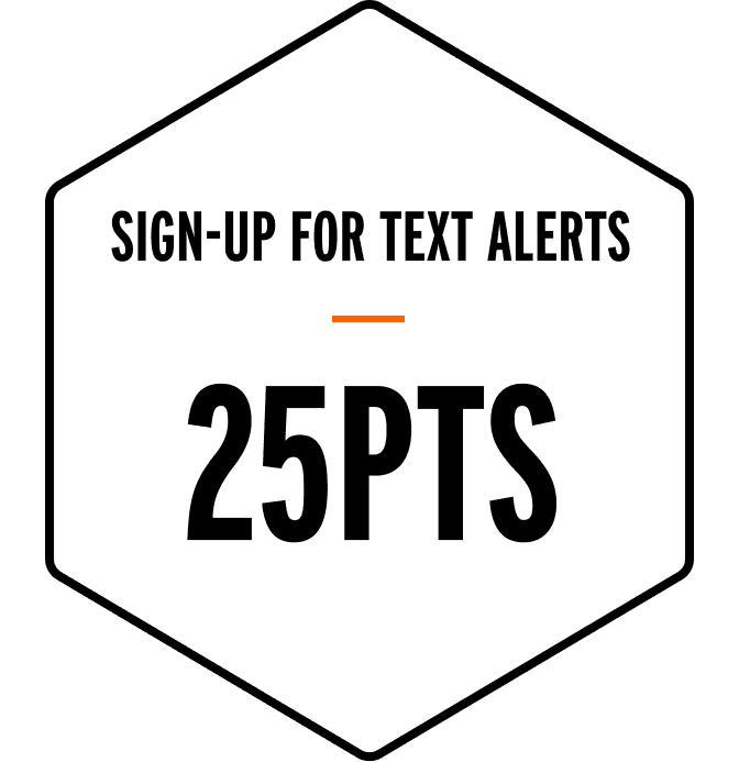 Sign-up for text alerts